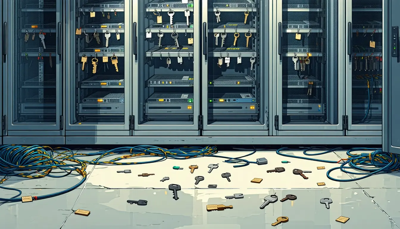 Illustration accompanying GitHub lets enterprise owners export every token that can reach their code