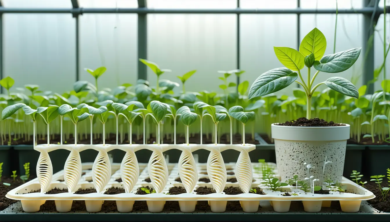 Illustration accompanying Aphid genomes let AlphaFold2 trace 2,400 plant-hijacking proteins to one reworked fold