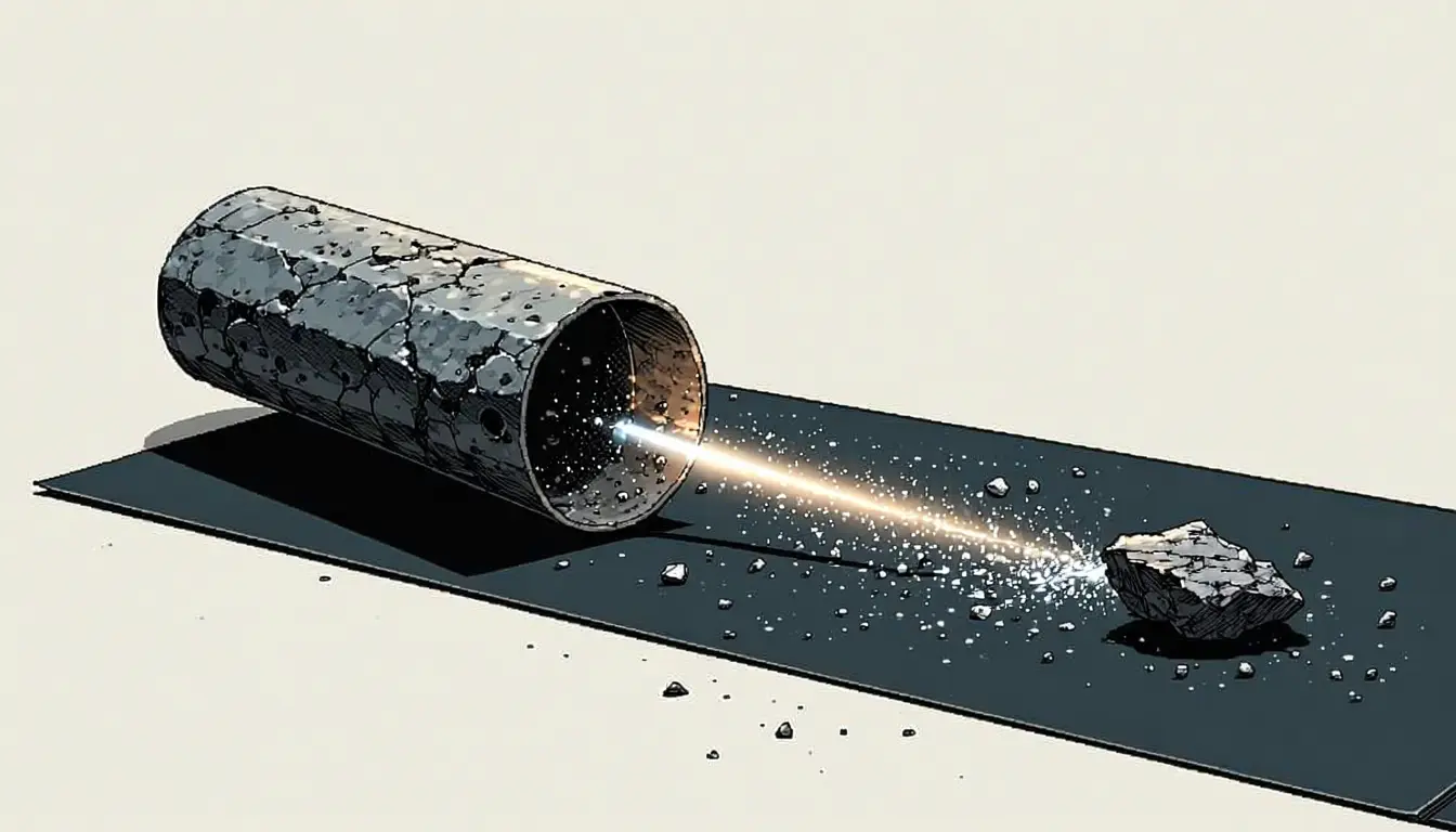 Illustration accompanying Meteorite grains from the solar system's first 200,000 years recorded a field stronger than Earth's