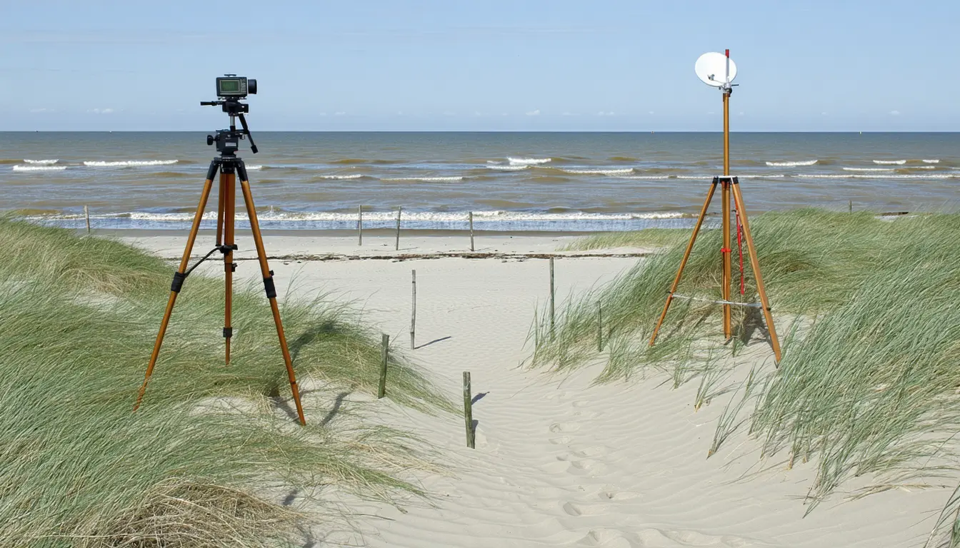 Illustration accompanying University of Rhode Island publishes six decades of surveys from eight beaches online