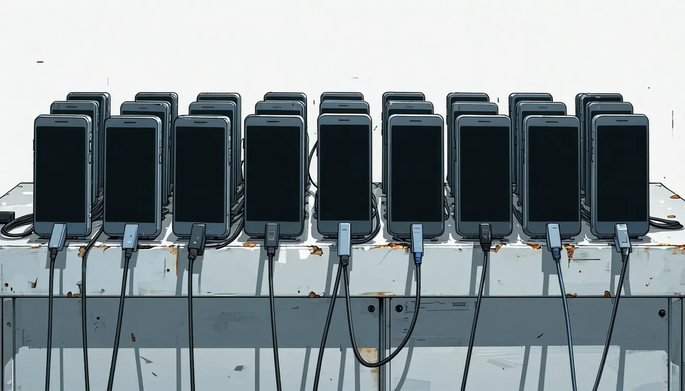 Illustration accompanying Corp MDM reaches logistics staff phones through fake CEVA and TKW Google Play pages