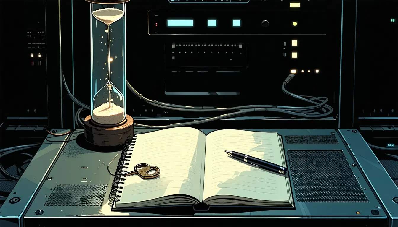 Illustration accompanying GitHub Enterprise Server's notebook viewer leaked secrets to attackers who measured response times