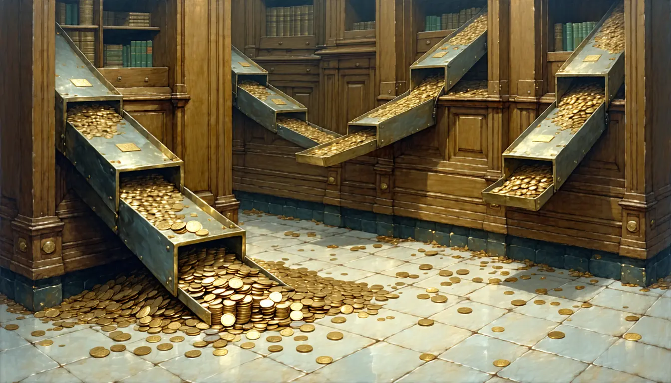 Illustration accompanying A balance-total test under concurrency catches ledger lost updates that unit tests miss