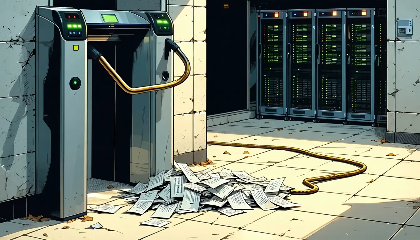 Illustration accompanying Cloudflare's Turnstile Spin has coding agents wire Siteverify into the backend