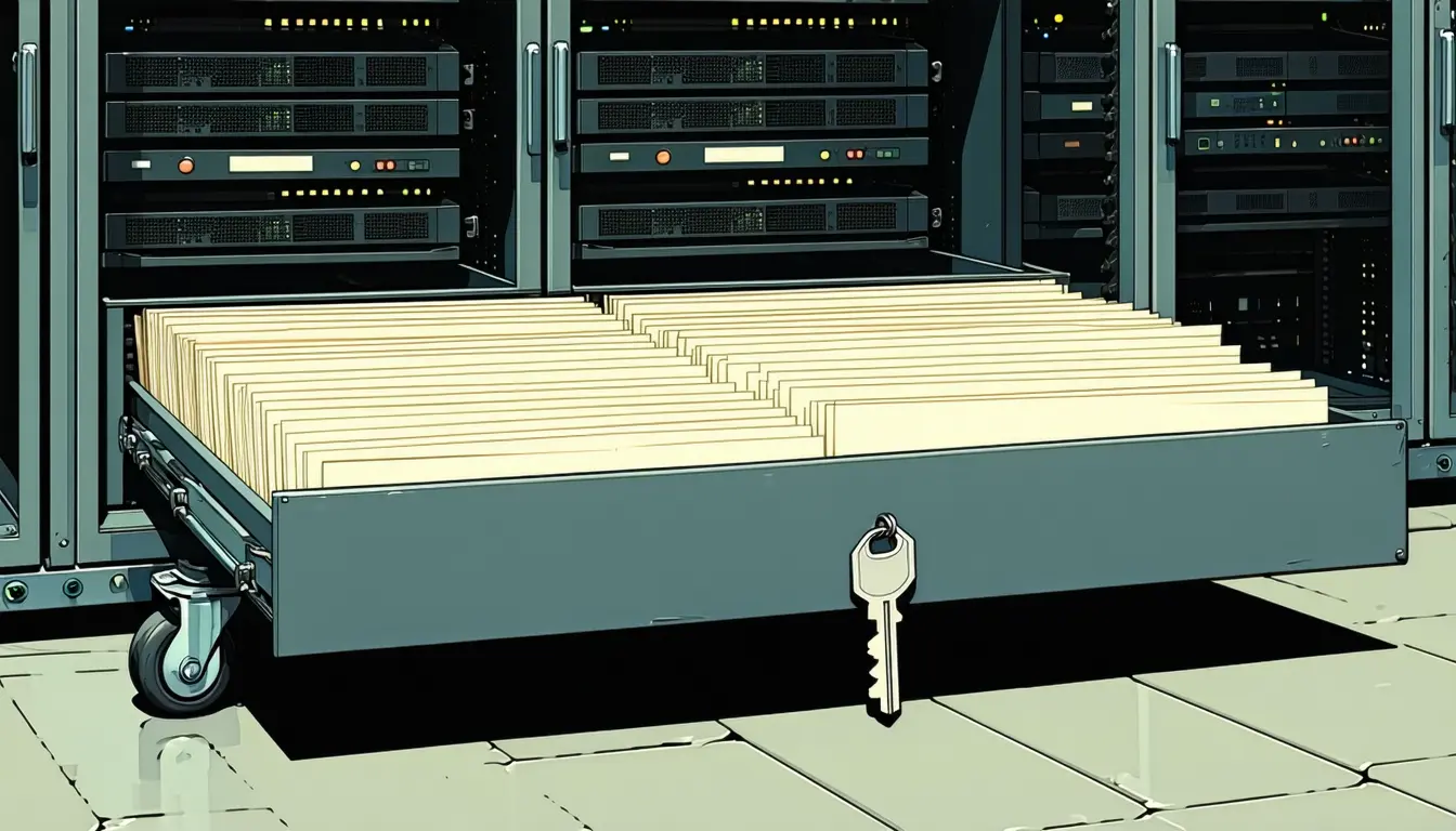 Illustration accompanying Each background job retry gets its own Postgres row in a design built around tenant incident queries