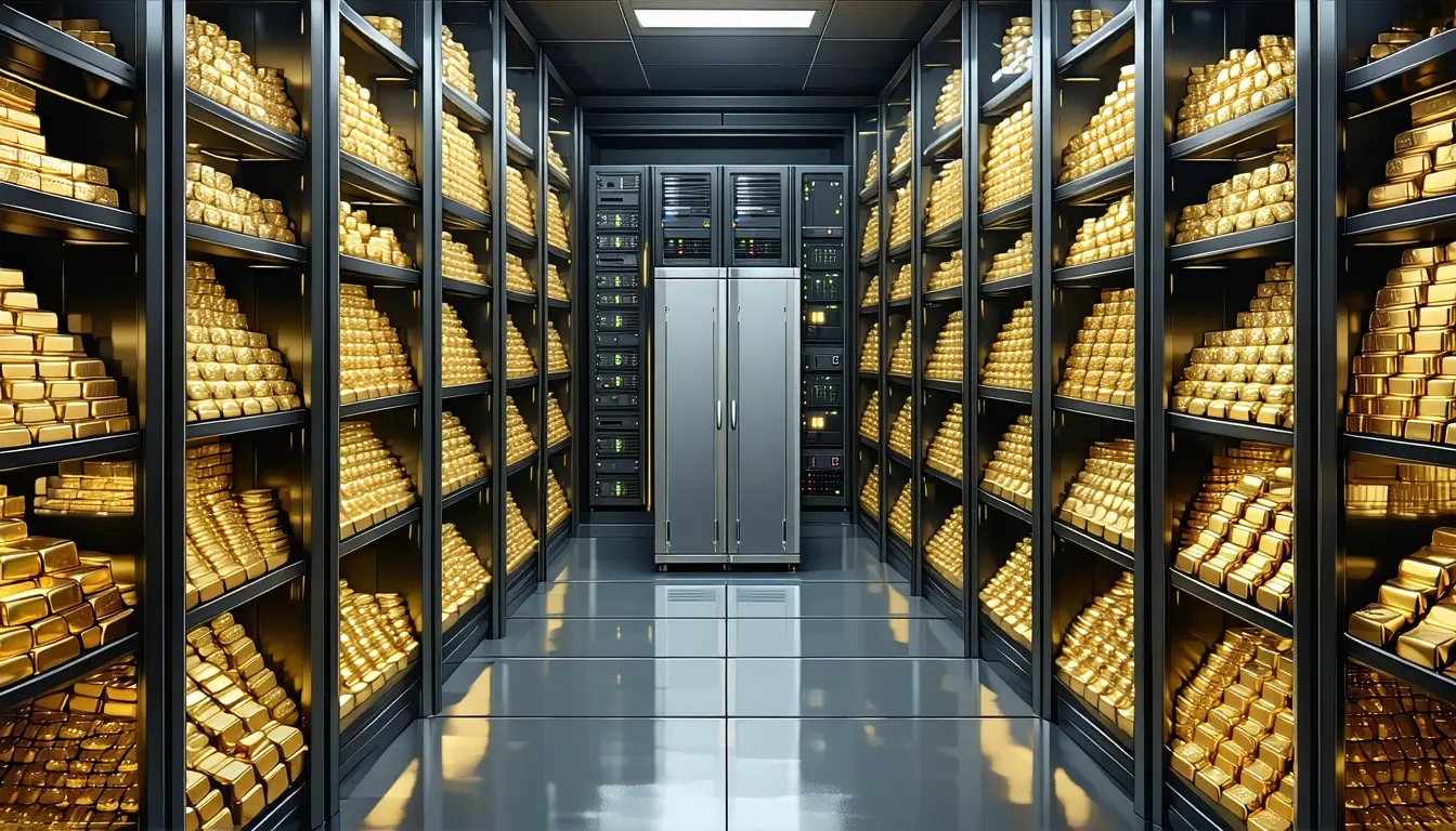 Illustration accompanying Bitwise finds 15 big allocators hold bitcoin in their tech sleeve at 1% to 2% of assets