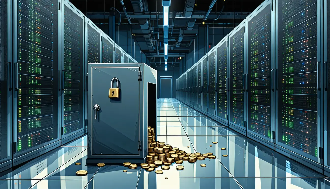 Illustration accompanying Cosmos Hub validators rewrite chain state to pull 1.23 million ATOM from Neutron's exploiter