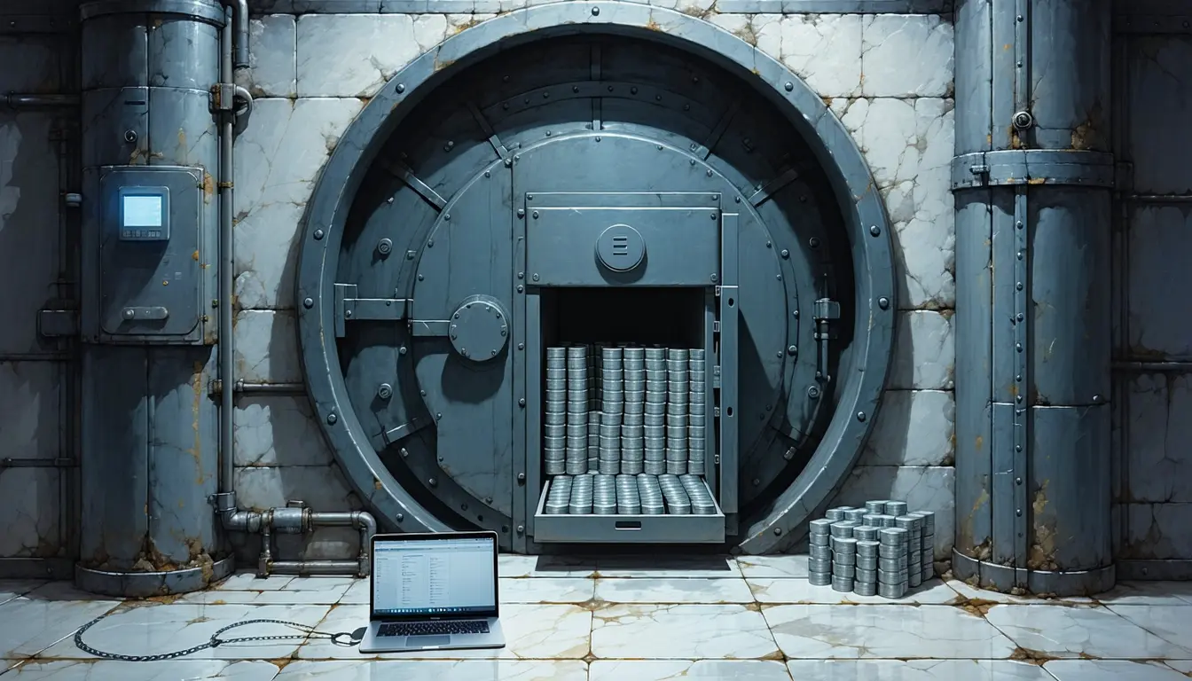 Illustration accompanying Fed draft limits its stablecoin application route to insured state member banks