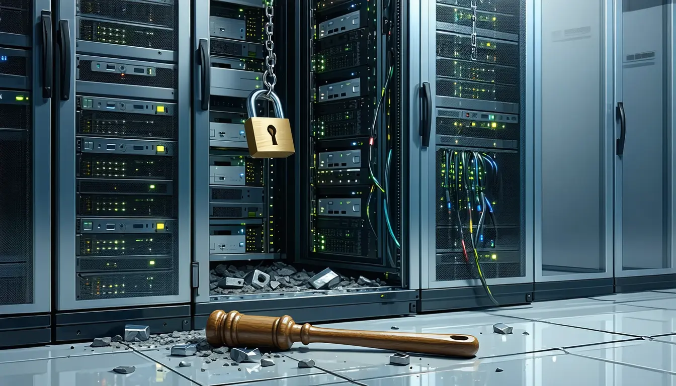 Illustration accompanying New York City Council proposes making AI vendors liable for harm from jailbroken tools