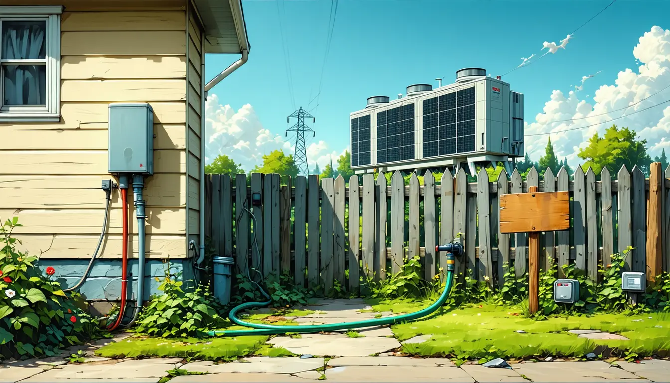 Illustration accompanying Candidates in data-center states attack AI over power bills and tax breaks