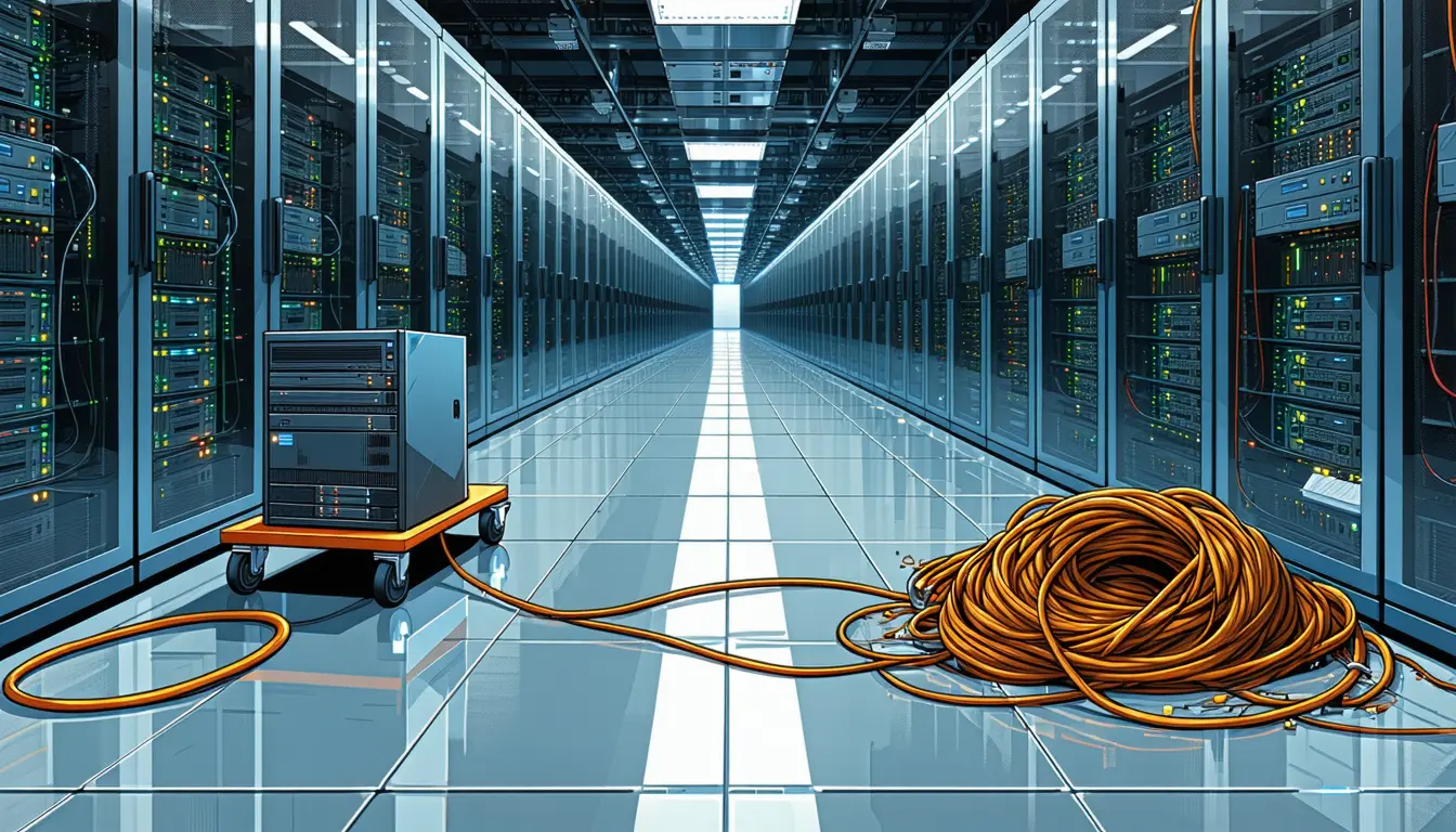 Illustration accompanying Fortune 50 AI assistant lead traces post-pilot failure to data and ownership