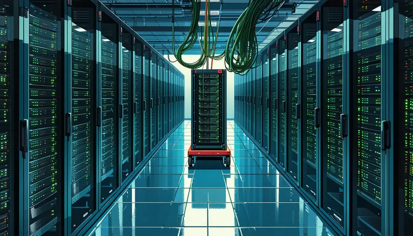 Illustration accompanying Federal AI projects built on Claude need a second model after a 2-1 DC Circuit ruling