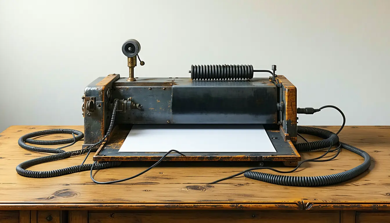 Illustration accompanying Pentagon asks $30.3 million to put AI scoring on the 1920s polygraph