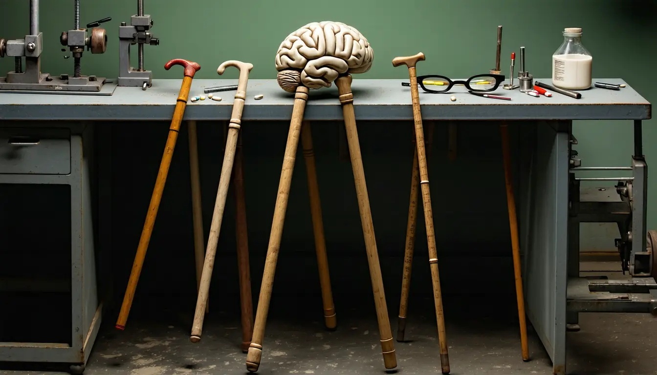 Illustration accompanying Among 3,873 older adults, social support and chronic stress tracked cognitive decline independently