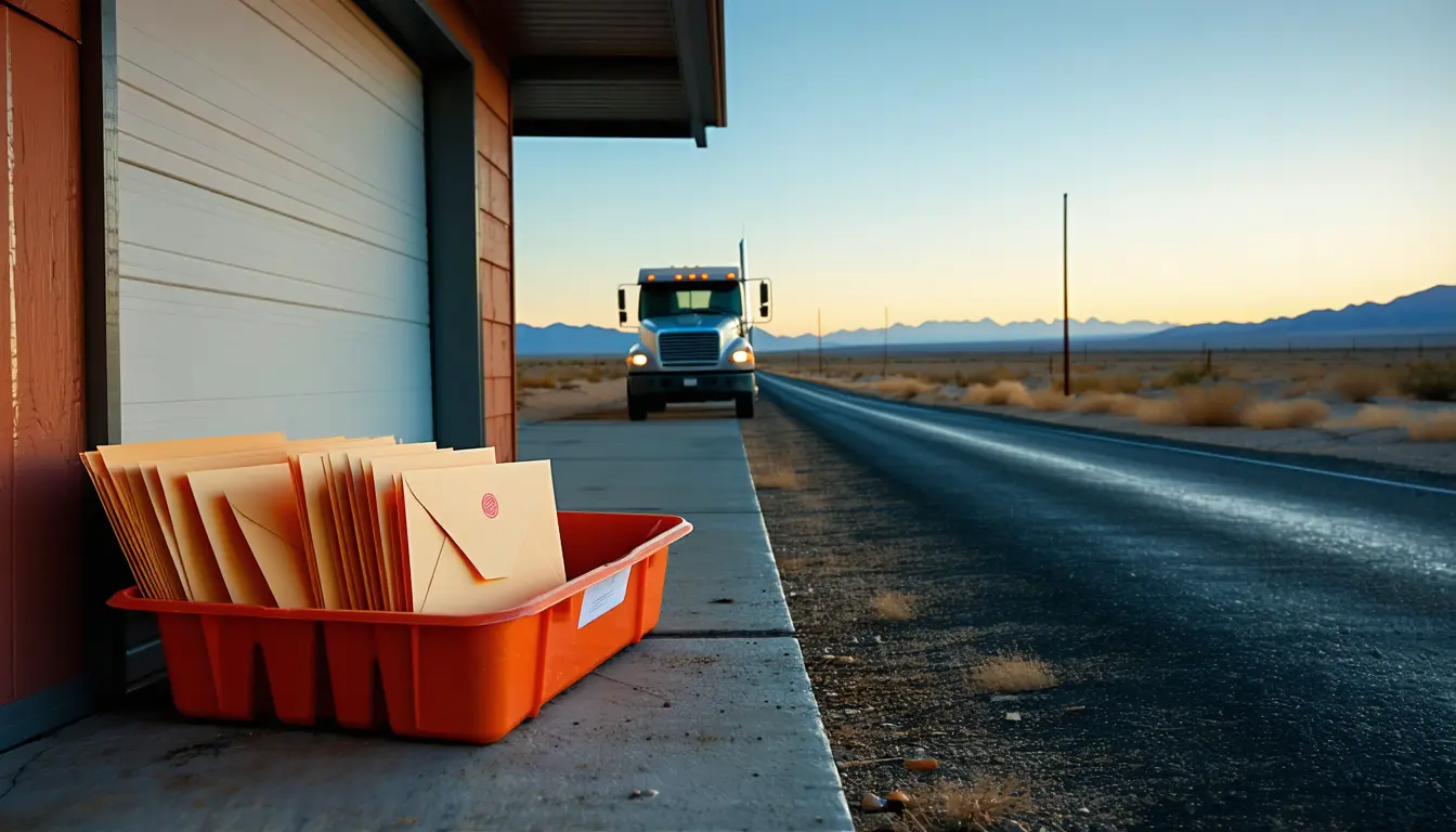 Illustration accompanying Cutting rural mail trucks to one a day could add up to 55,000 rejected ballots, Brookings estimates