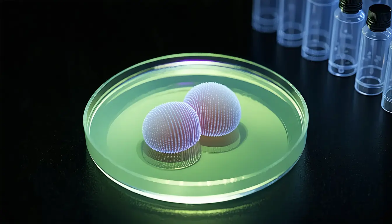 Illustration accompanying Patterned light writes each cell's position into a barcode that single-cell sequencing can read