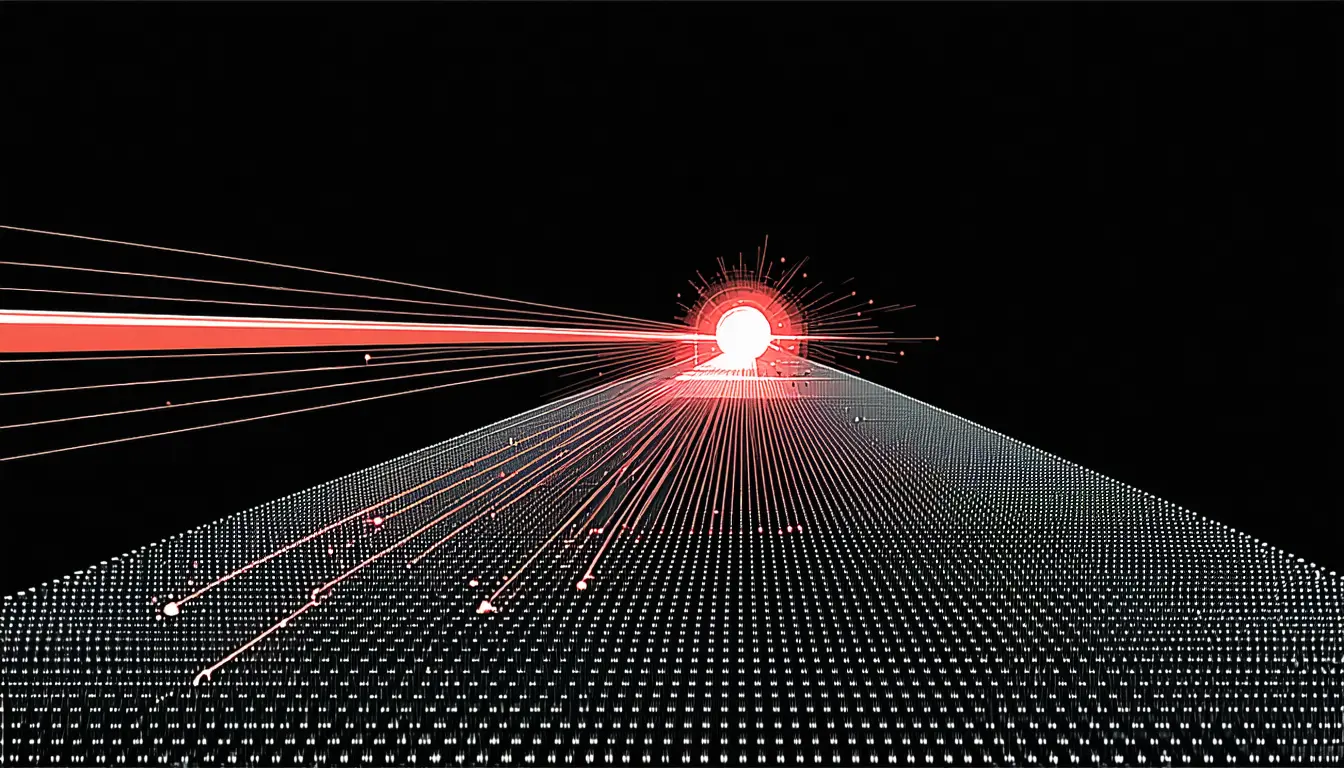 Illustration accompanying Physicists measure amplitudes of 1.4 million photon paths to test Feynman's postulates