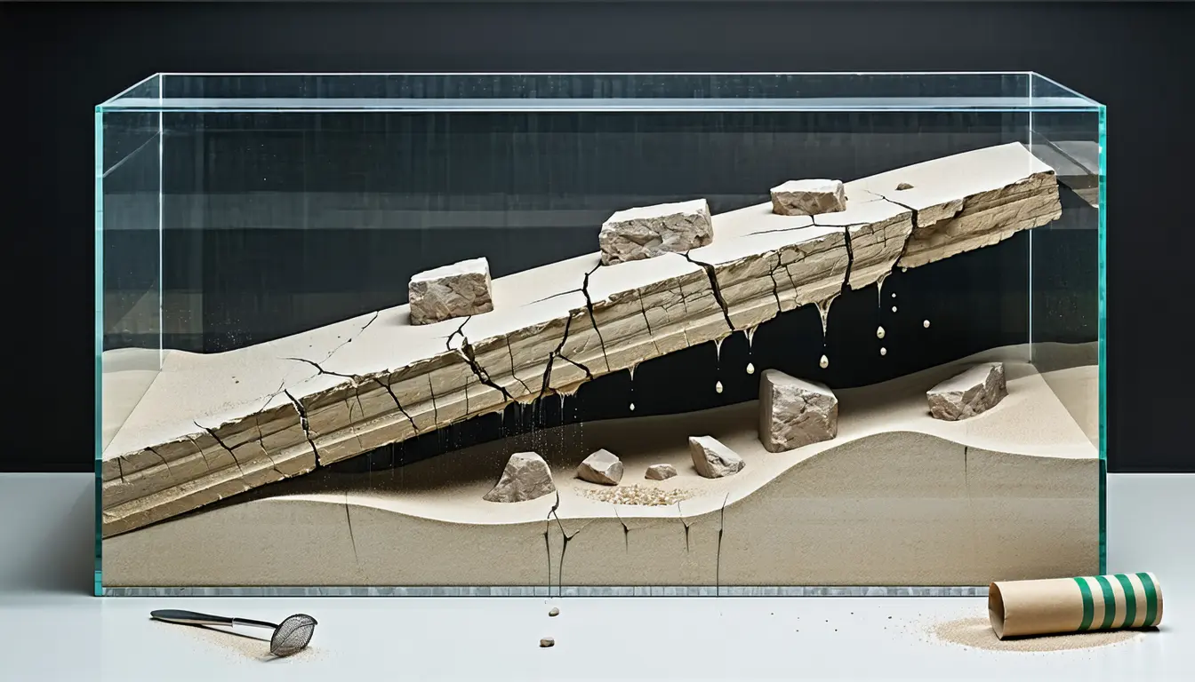 Illustration accompanying Plate sinking beneath Vancouver Island is tearing apart piece by piece