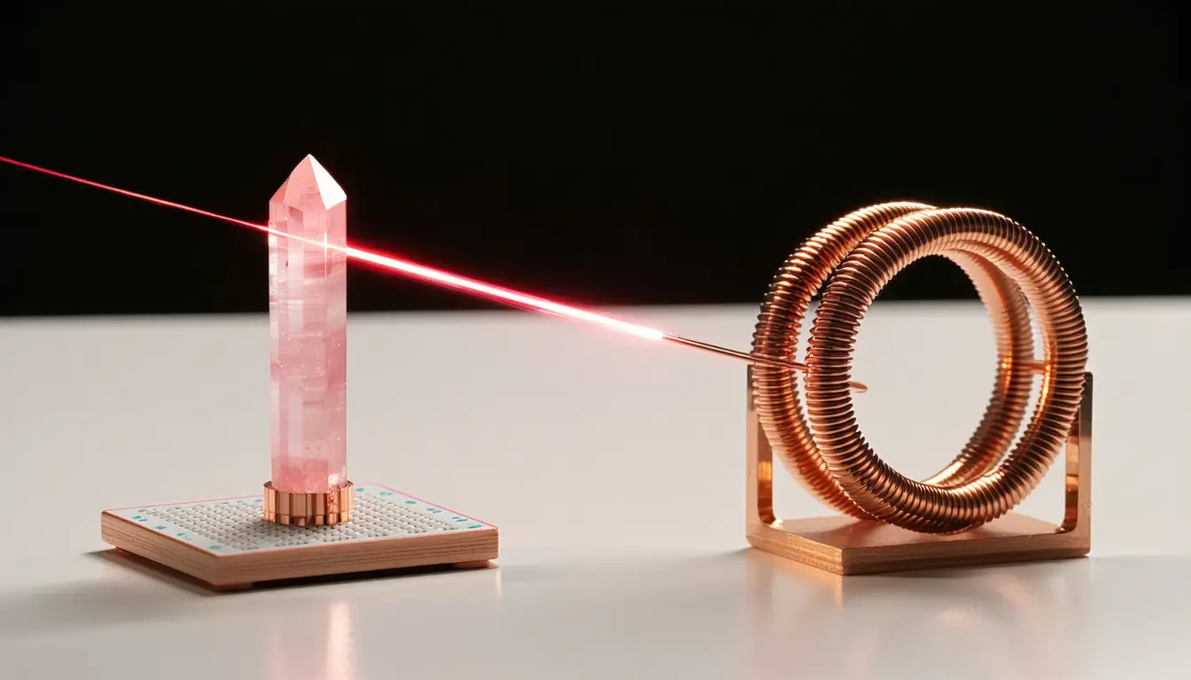 Illustration accompanying Spin rephasing lets an ICFO crystal memory store single photons for 180 microseconds