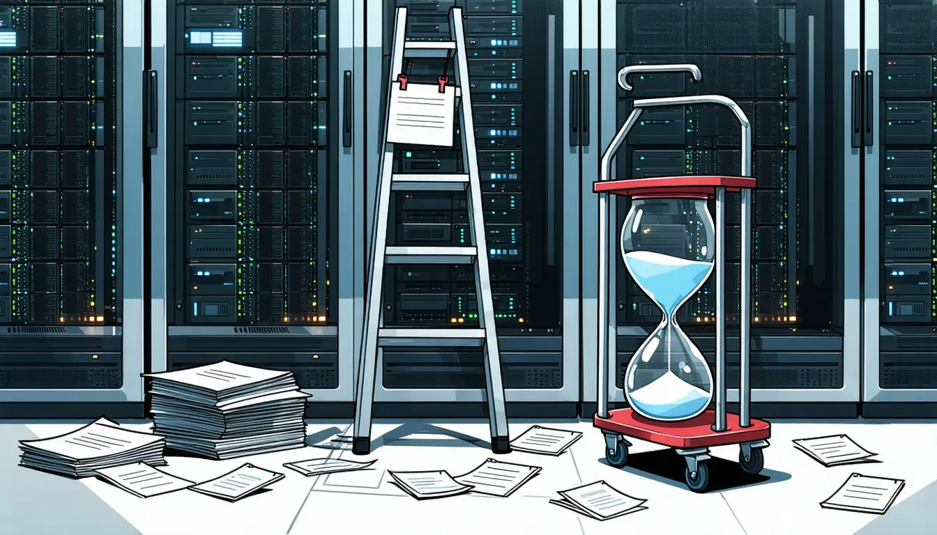 Illustration accompanying AI cuts a failed cloud escalation retry from hours to minutes, a Hacker News analysis argues