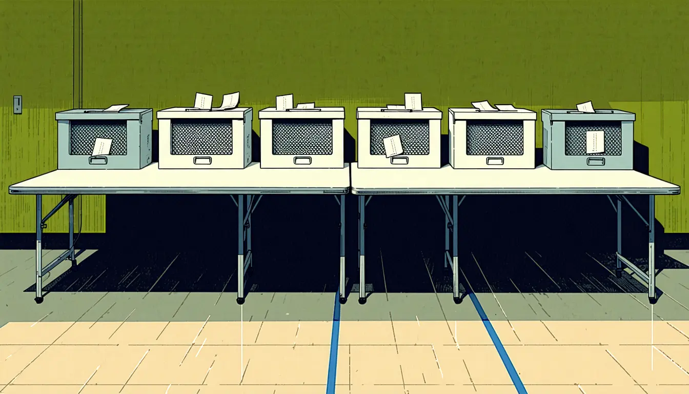 Illustration accompanying Supreme Court clears states to check voter citizenship against DHS's SAVE database