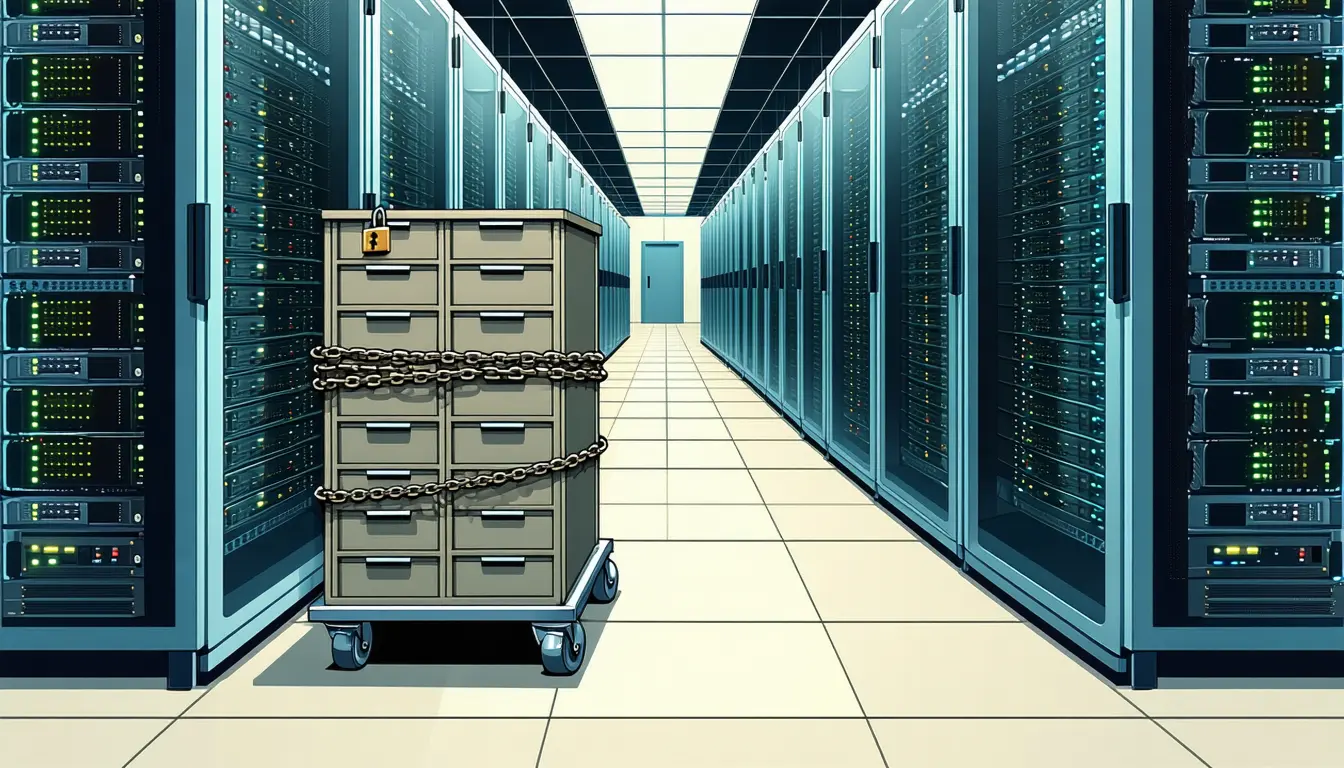 Illustration accompanying Apache Iceberg moved lock-in up to the catalog layer, an AWS Community Builder argues