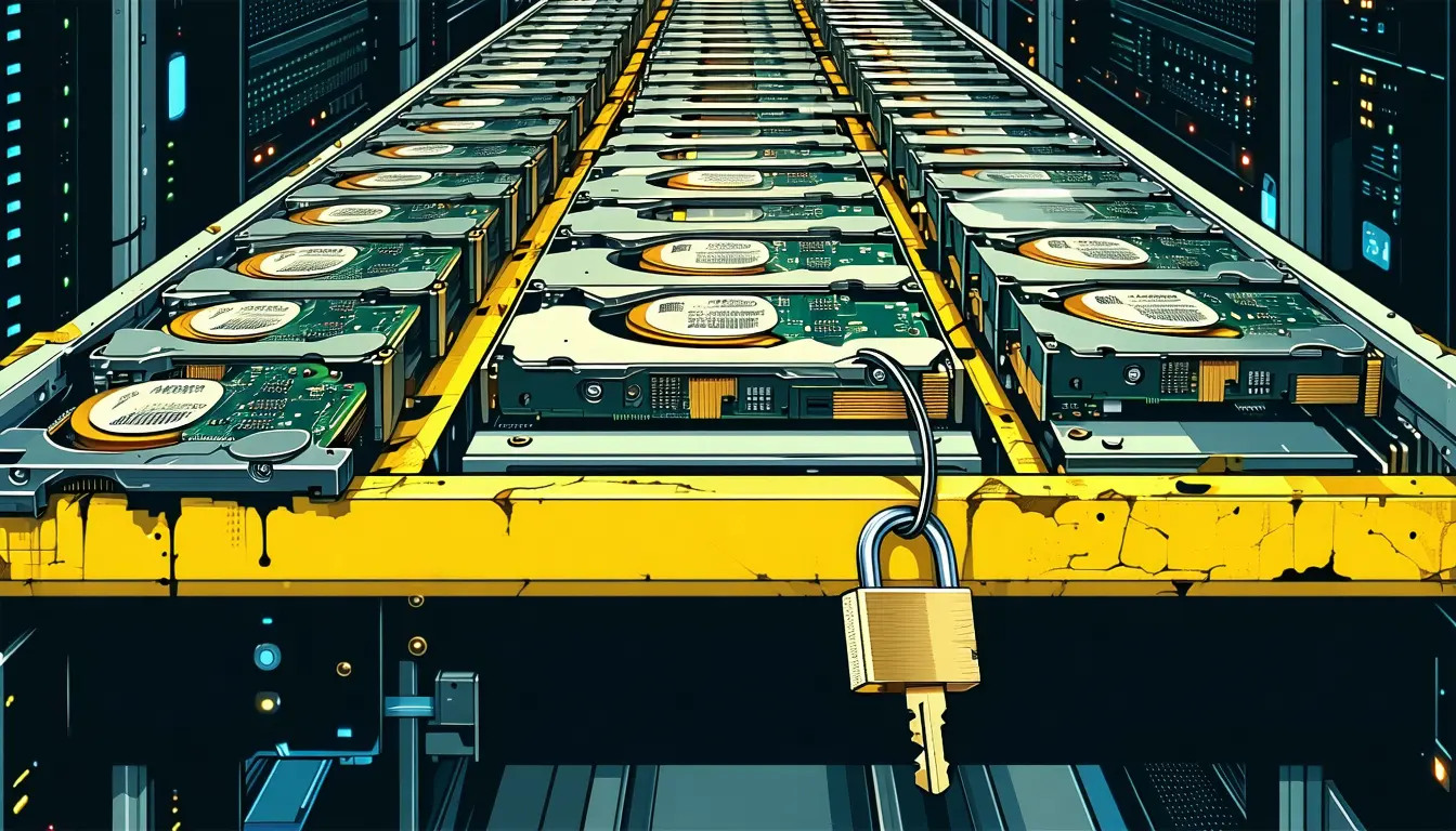 Illustration accompanying Coding-agent hard limits belong in scoped credentials and CI checks outside the system prompt