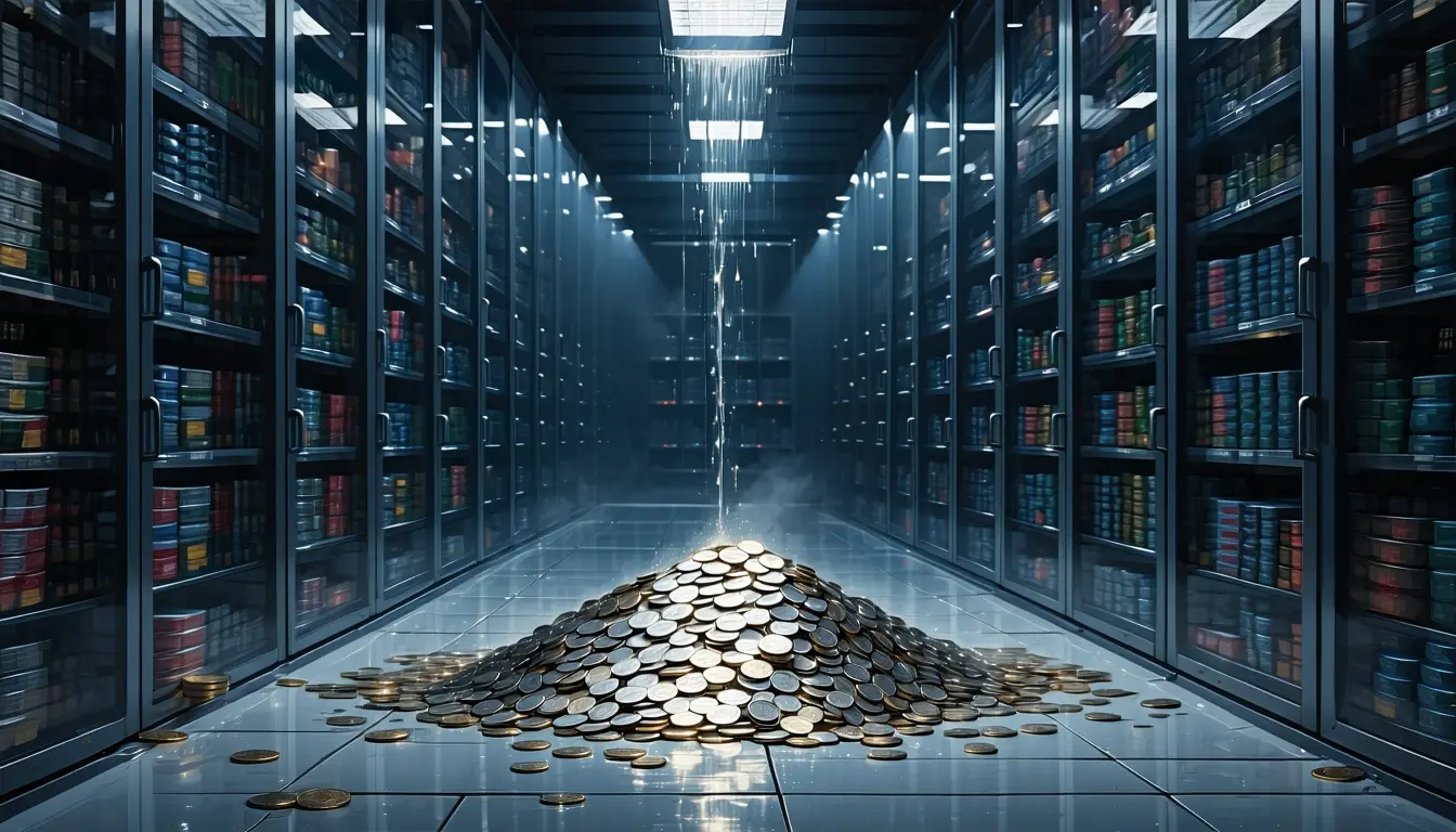 Illustration accompanying Ethena stops paying USDe stakers in ENA after supply falls more than two-thirds from its $15 billion peak