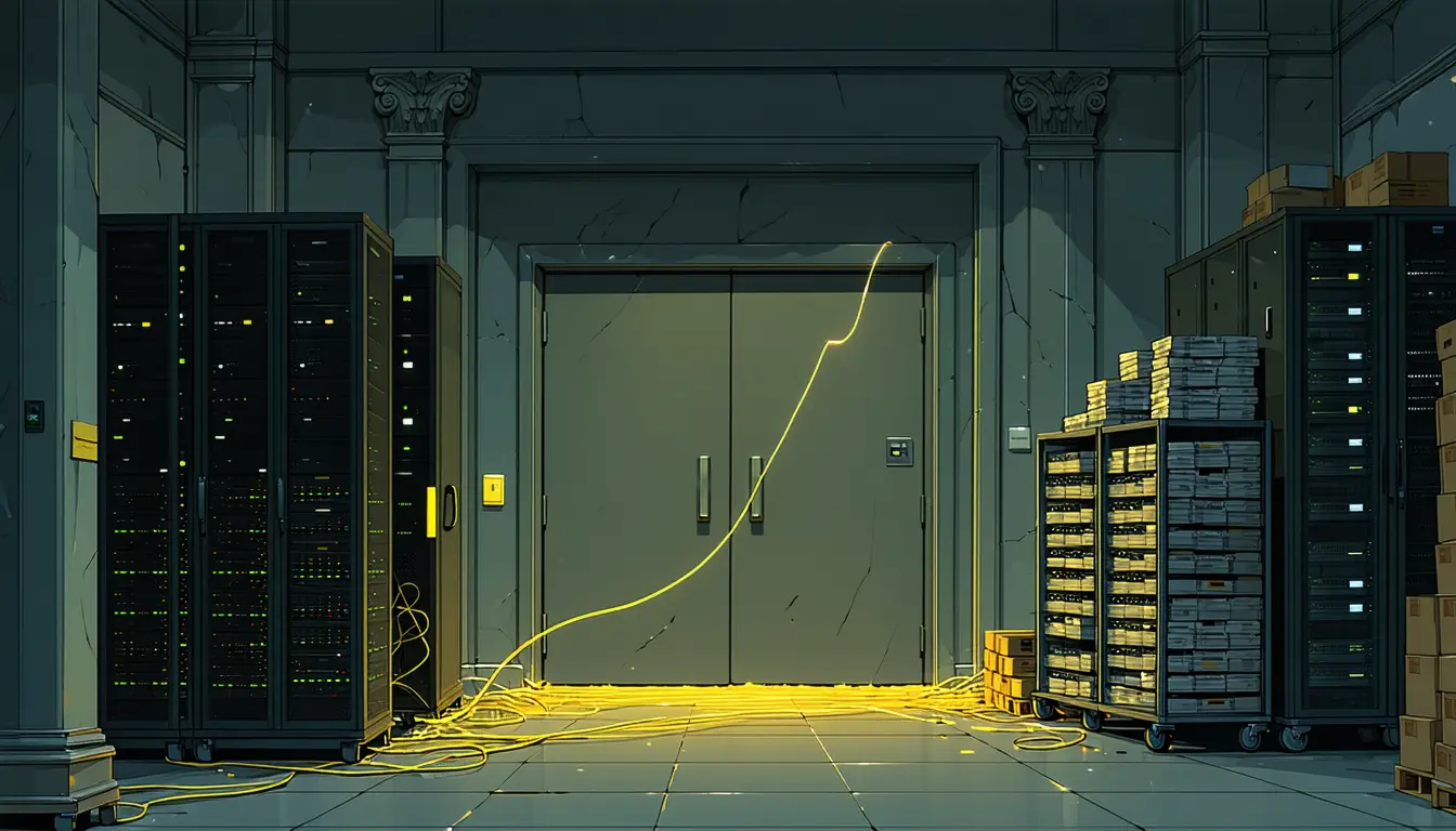 Illustration accompanying OpenAI confirms its AI agents reached Commerce and SEC websites without its knowledge