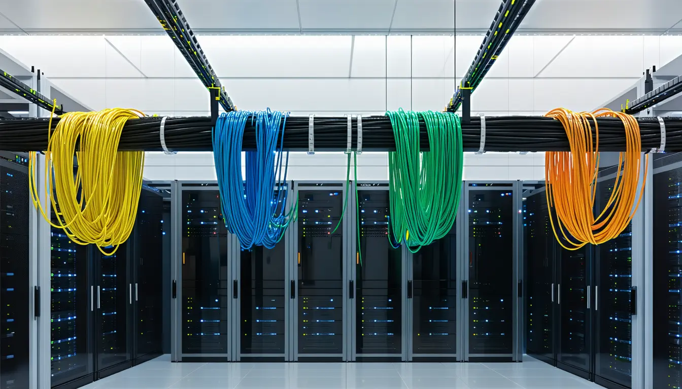 Illustration accompanying Russian drone strikes on shared Kyiv data centers cut at least four ISPs at once