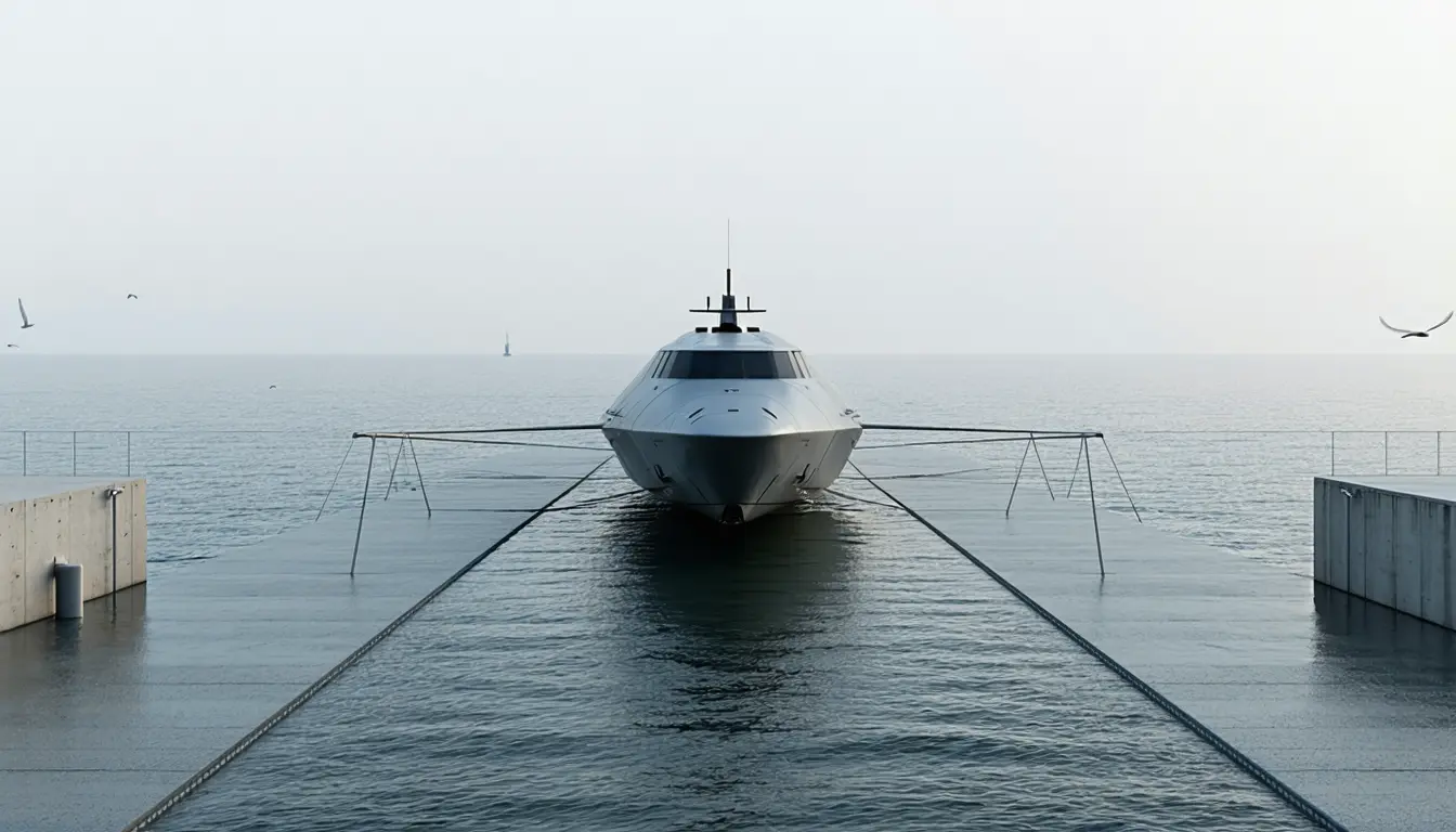 Illustration accompanying Navy divides robotic-systems authority between a new warfighting center and a portfolio manager