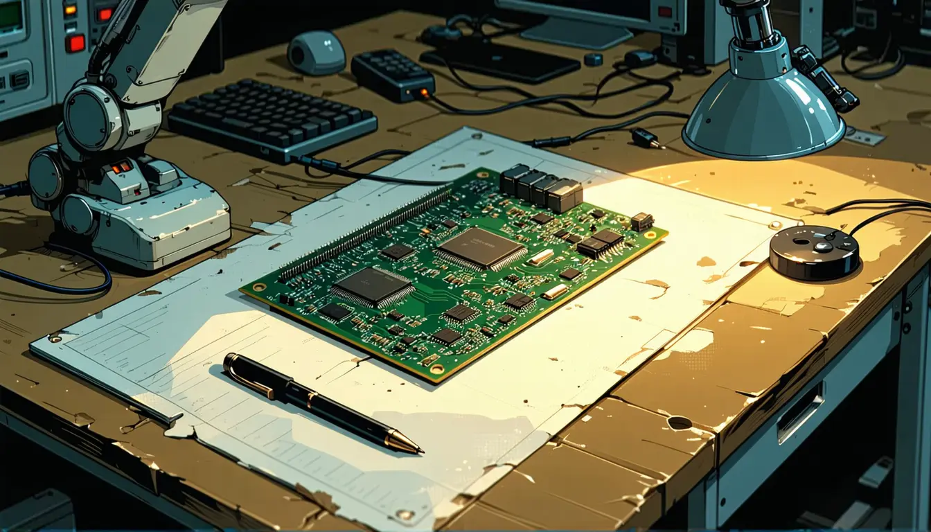 Illustration accompanying Agent-written code moves the first human review to the engineer who opens the pull request