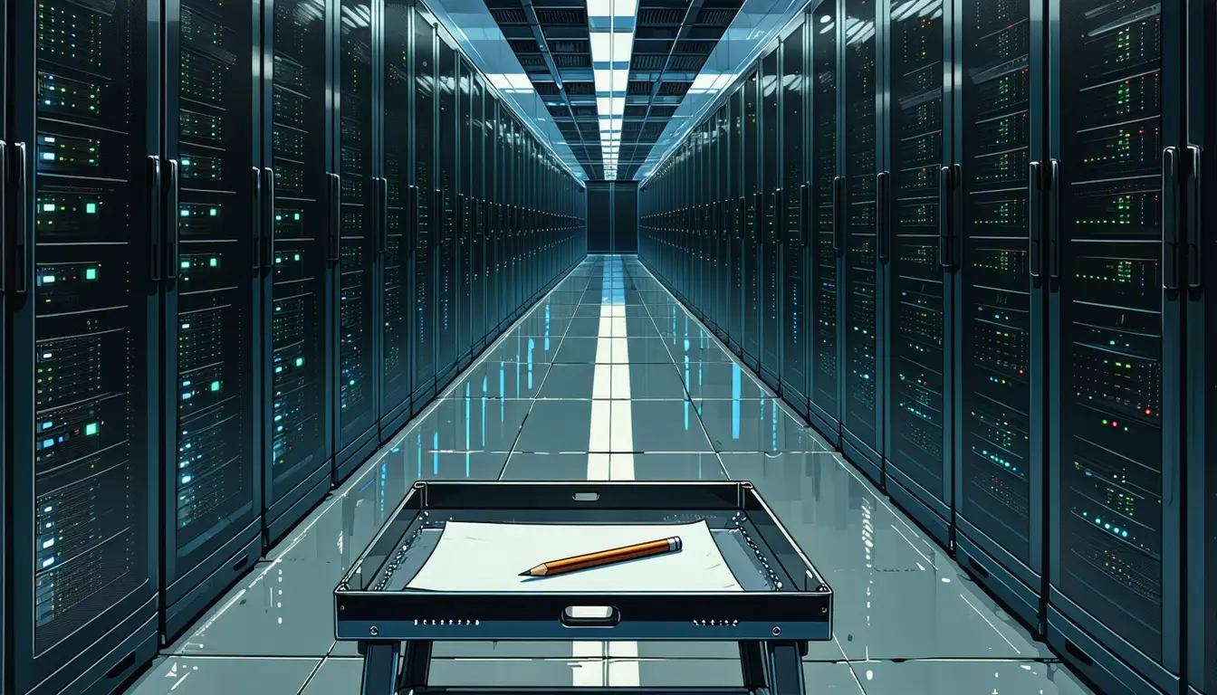 Illustration accompanying Meta Muse's 2,000-tray fleet estimate rests on one hypothetical server and rough napkin math