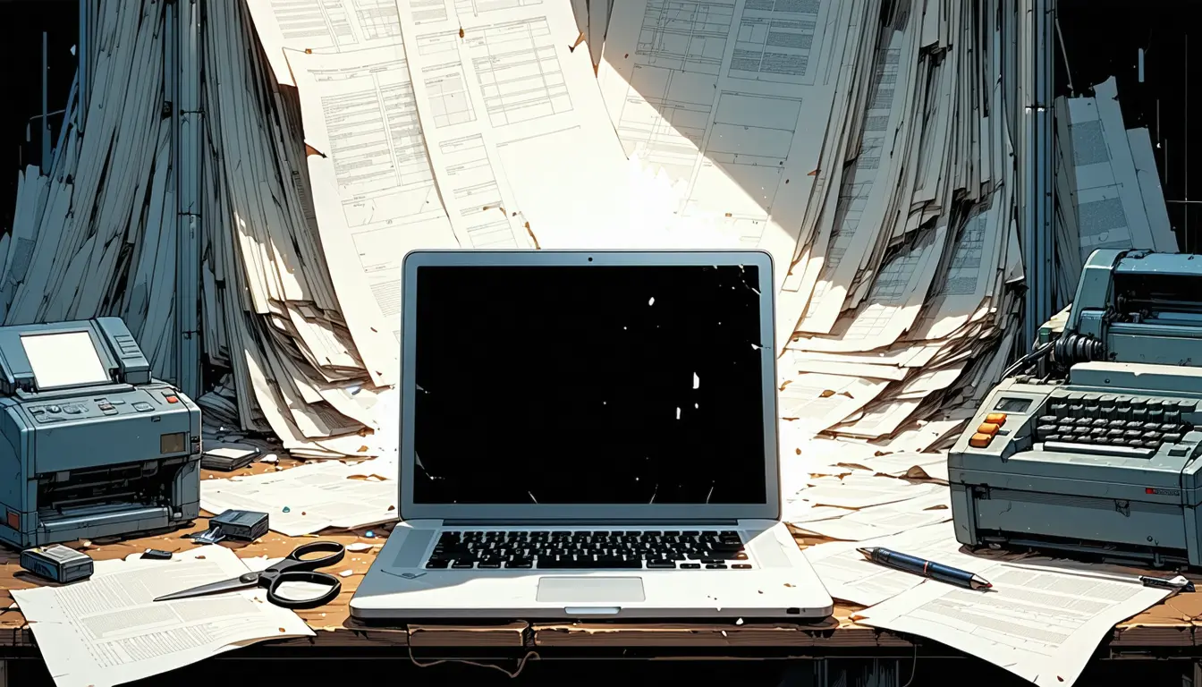 Illustration accompanying Short action lists in place of full UI-tree reads cut a macOS agent's task cost by 85%