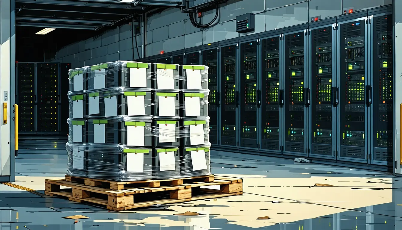 Illustration accompanying Companies keep 45% of IT workloads in-house as hyperscalers near half of global capacity