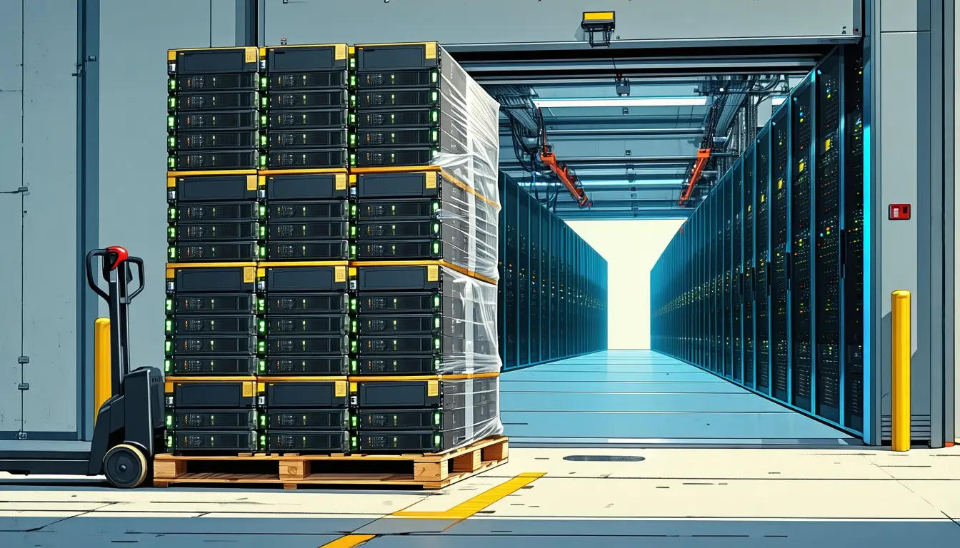 Illustration accompanying Nscale borrows $3.36bn in notes that turn into shares when it lists