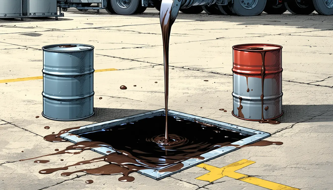 Illustration accompanying Refiner losses under Korea's oil price cap overran its 4.2 trillion won fund by June
