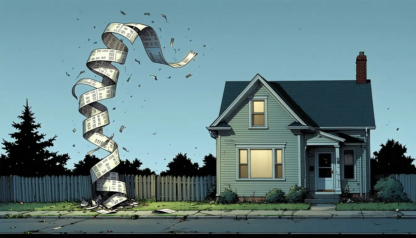 Illustration accompanying The S&P 500's 235% decade beat housing's 87% on a streak last seen in the late 1990s