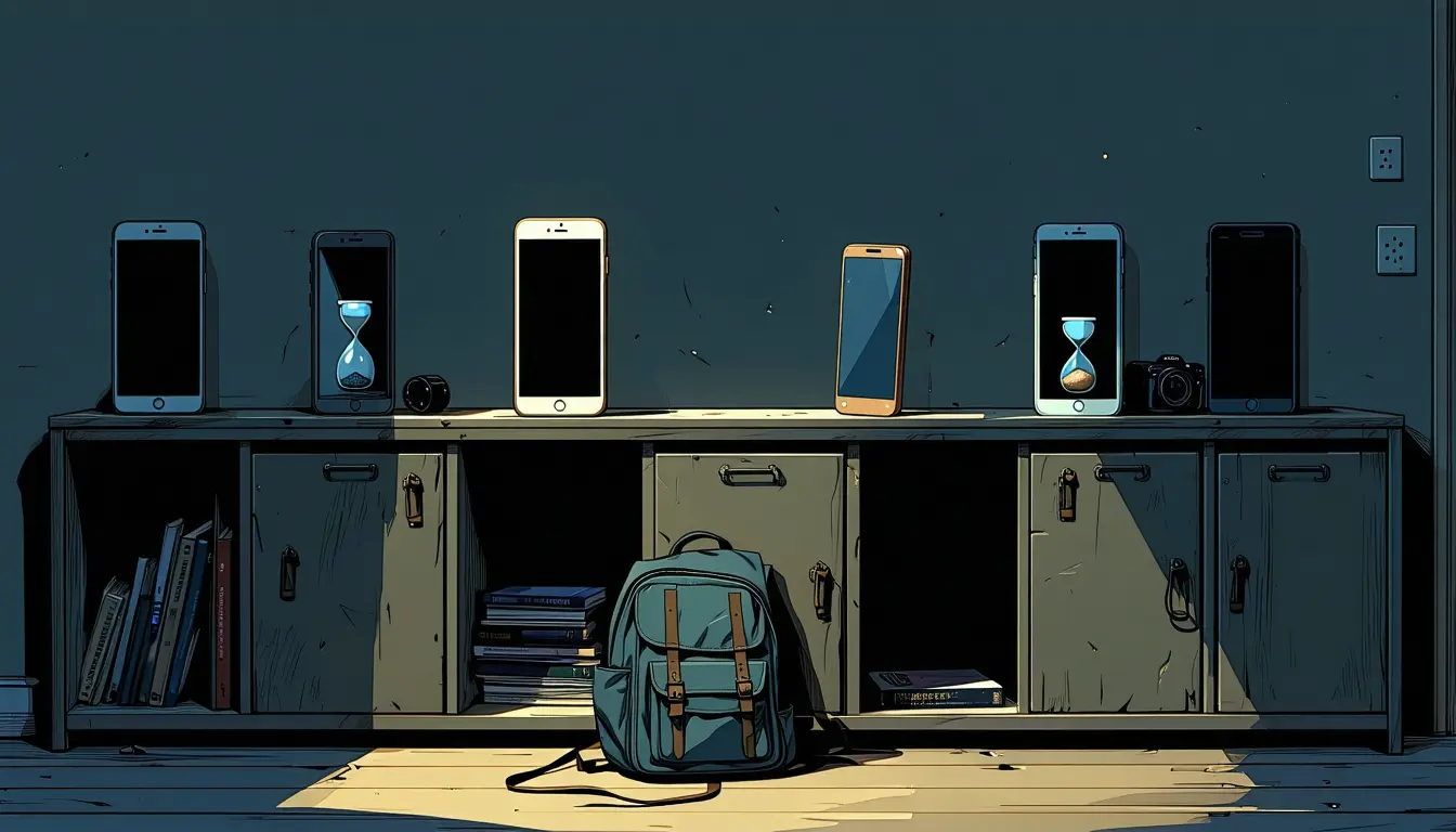 Illustration accompanying In a $100m Alabama settlement, TikTok adopts the teen curfew and time limits Meta accepted