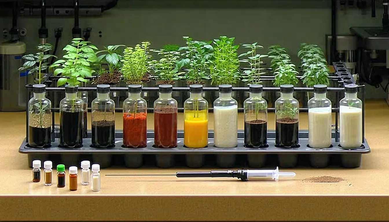 Illustration accompanying Soil scientists cut enzyme steps from a DNA-phosphorus test tried on 32 UK soils