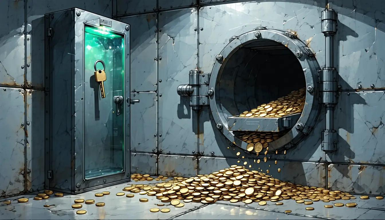 Illustration accompanying Falsified wallet-backend data pushed $387.5M out of Bitget through its own approvals