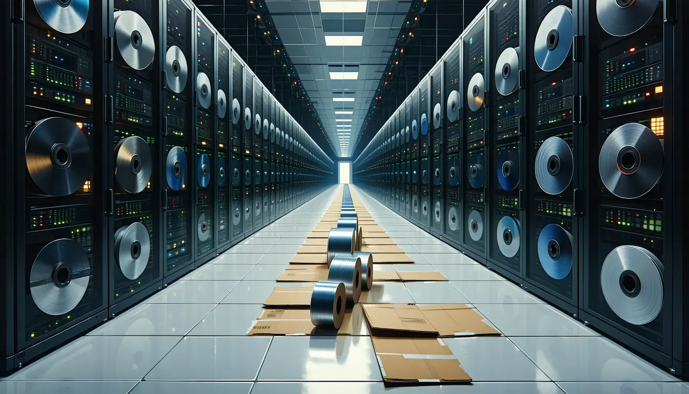 Illustration accompanying Nightly archive of auditd logs kept 234 of 696 hours on a busy database server