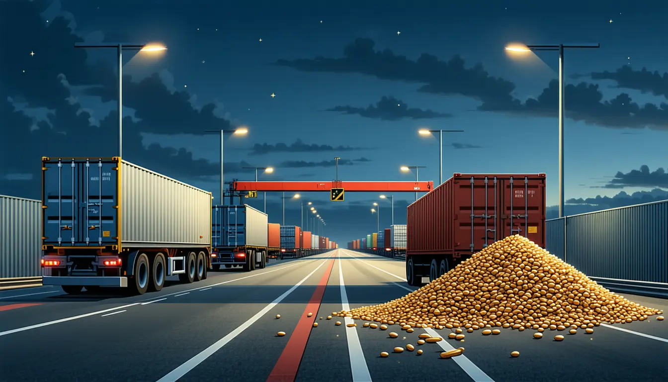 Illustration accompanying China keeps bulk soybeans off its $30 billion tariff relief list for US goods
