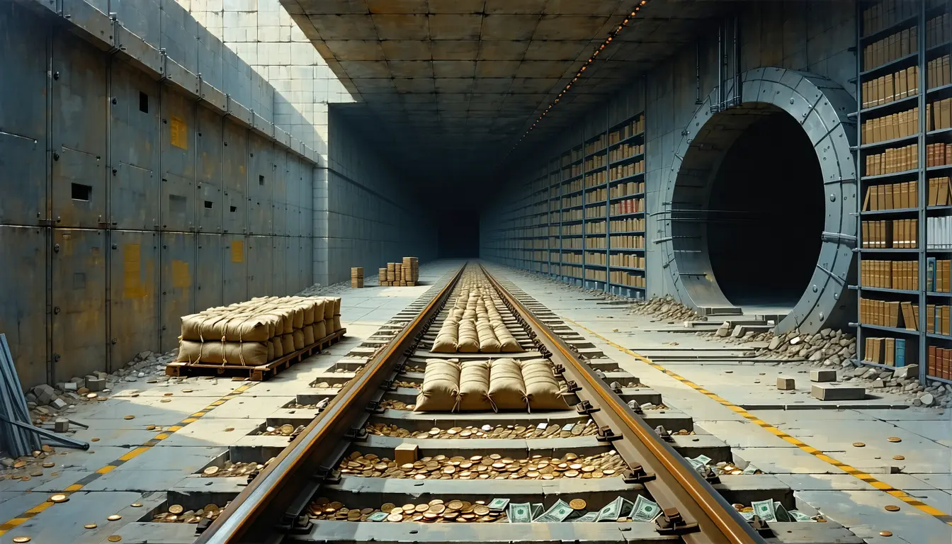 Illustration accompanying Goldman opens its $100 billion Treasury fund to a crypto settlement rail holding $89 million