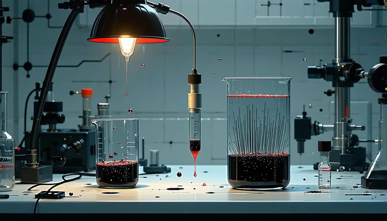 Illustration accompanying IIT's polydopamine nanotubes combine ultrasound-driven current with infrared heating and dopamine release