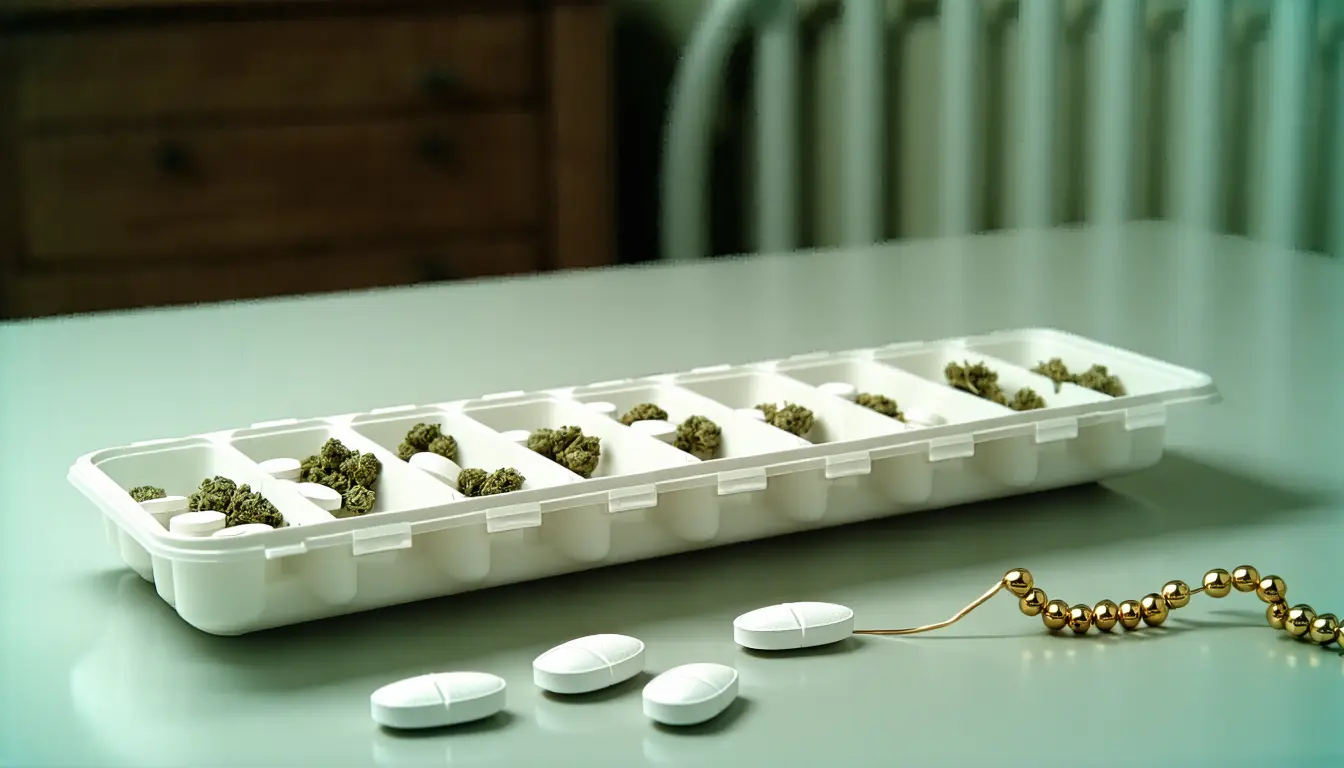 Illustration accompanying Near-daily cannabis use tracked with more than double the convulsive seizures in a 64-patient epilepsy study