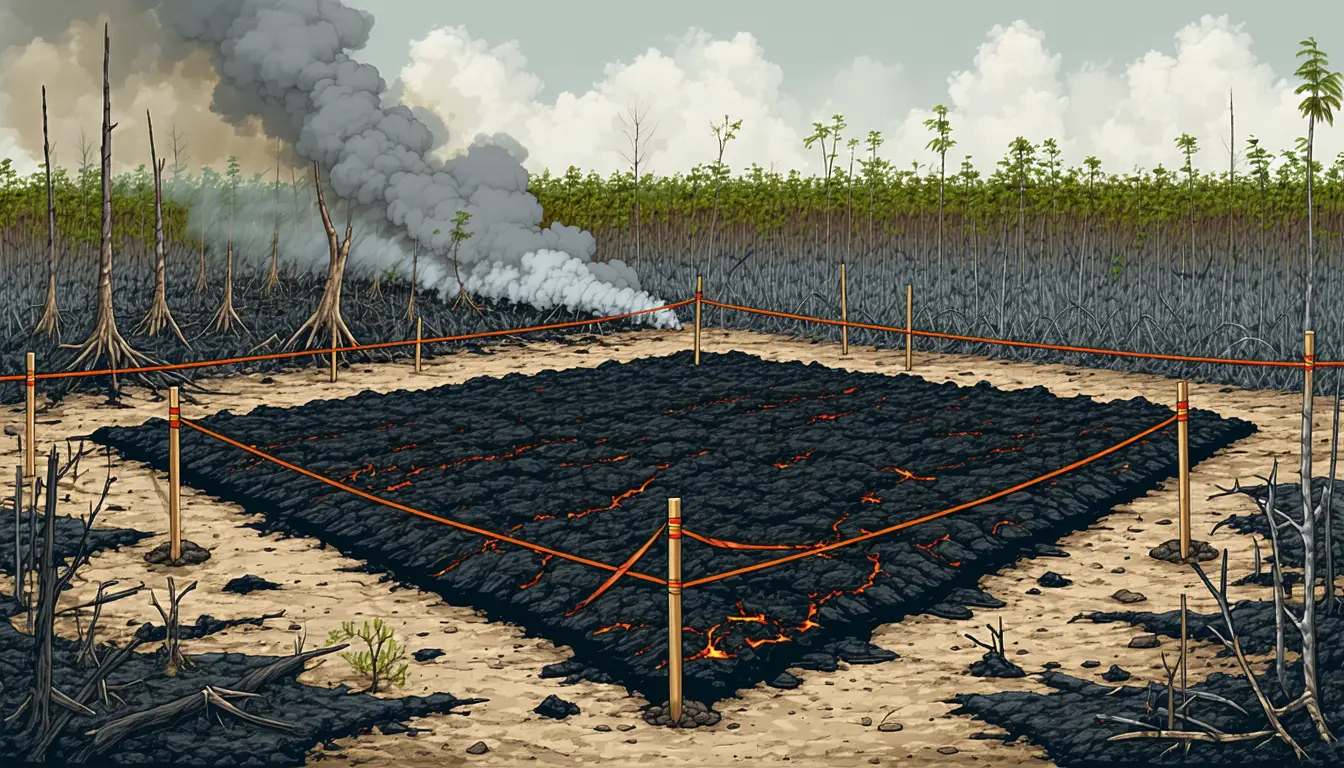 Illustration accompanying Satellite monitoring puts Indonesia's burned area at more than four times the last official count