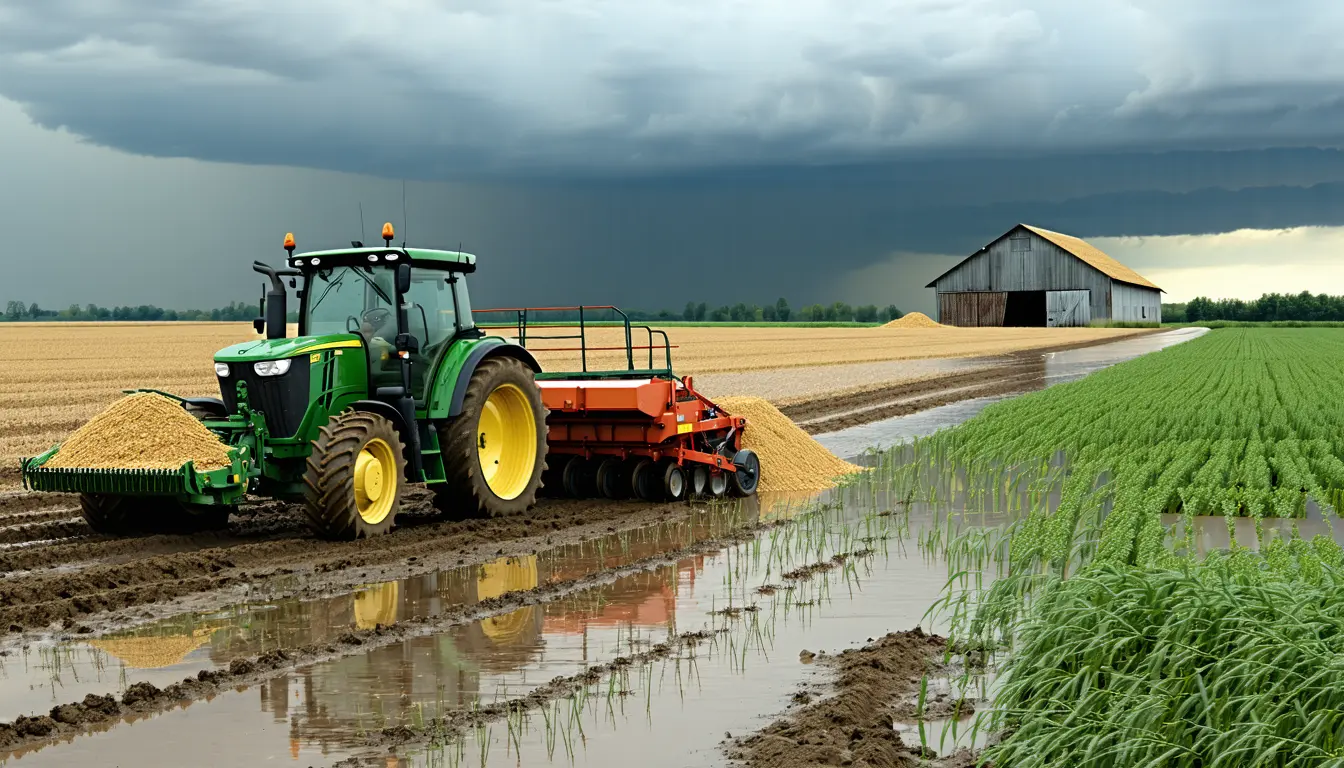 Illustration accompanying UK climate minister Katie White warns a record El Niño leaves the food system vulnerable