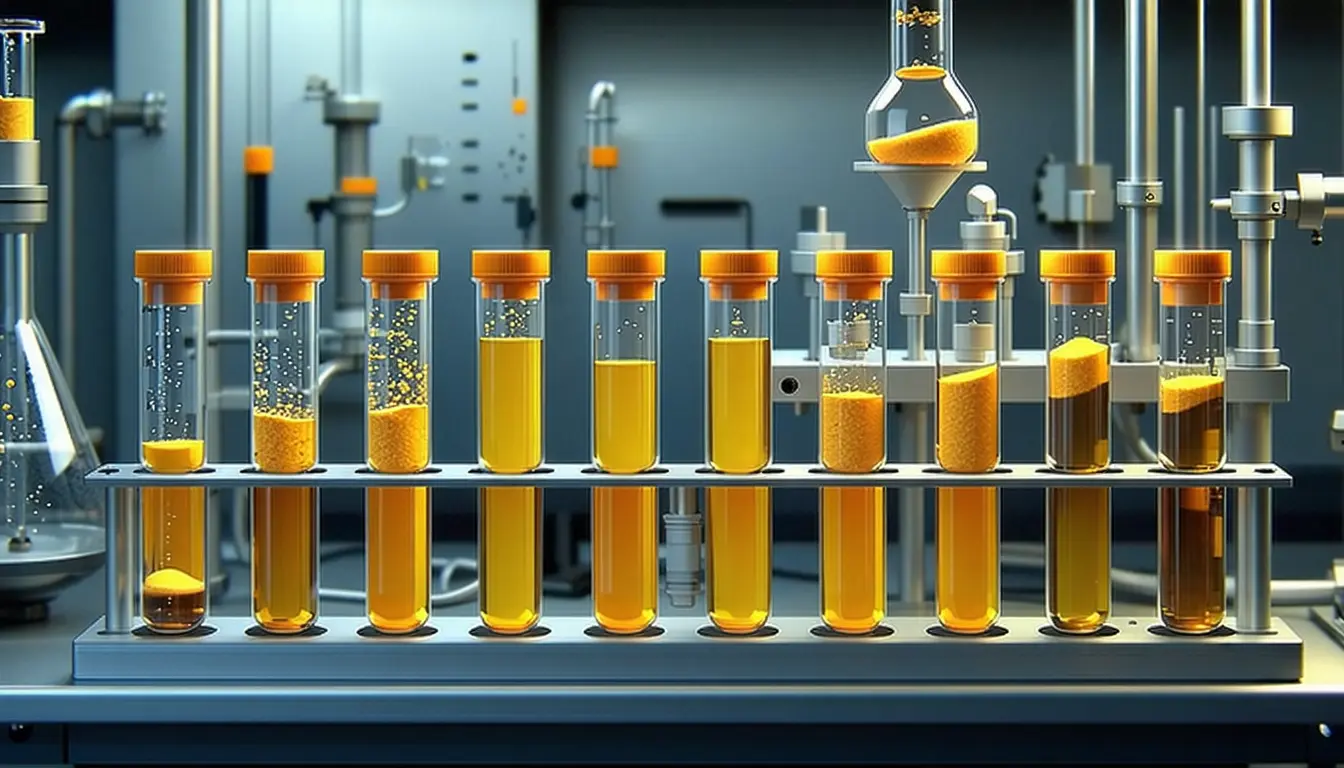 Illustration accompanying University of Tokyo chemists extract reaction-step rates from the yield data they gather while optimizing