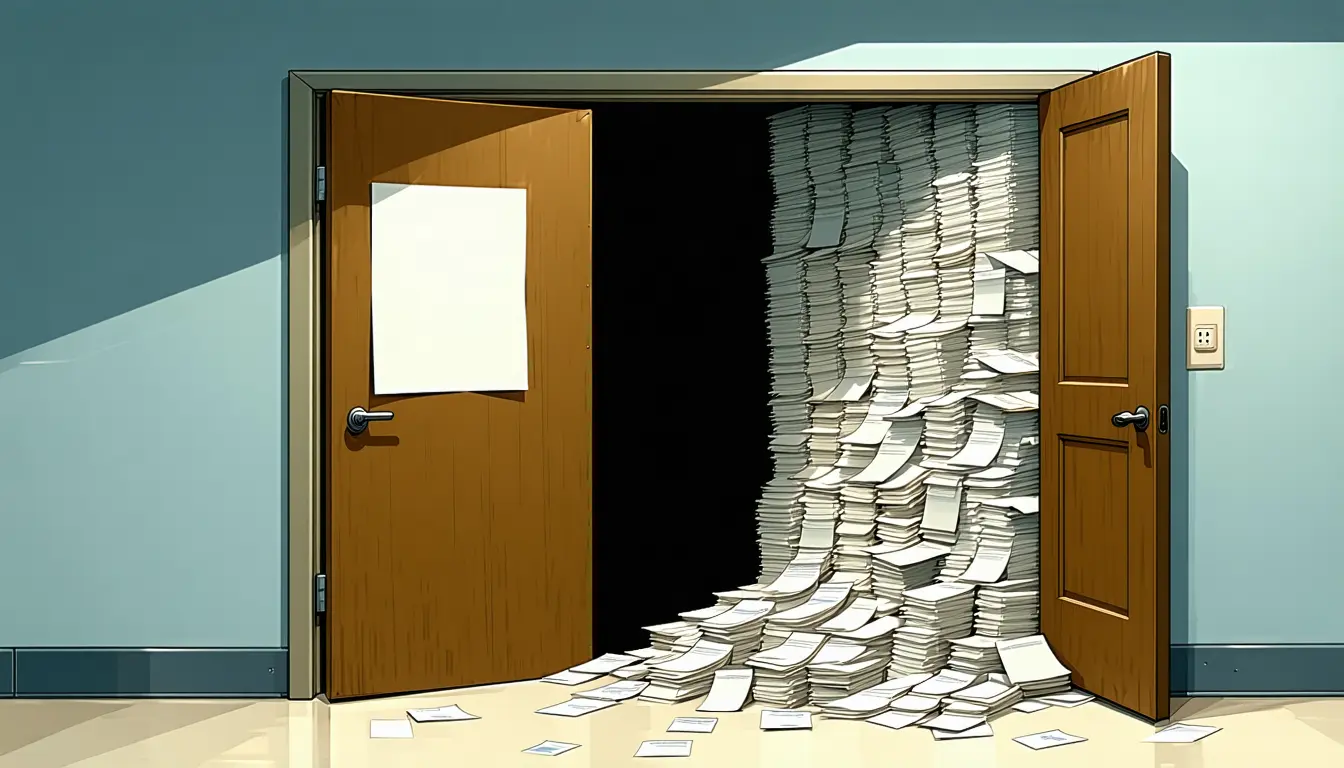Illustration accompanying DC Medicaid agency's public reports carried hidden records on 399,086 people behind enrollment counts